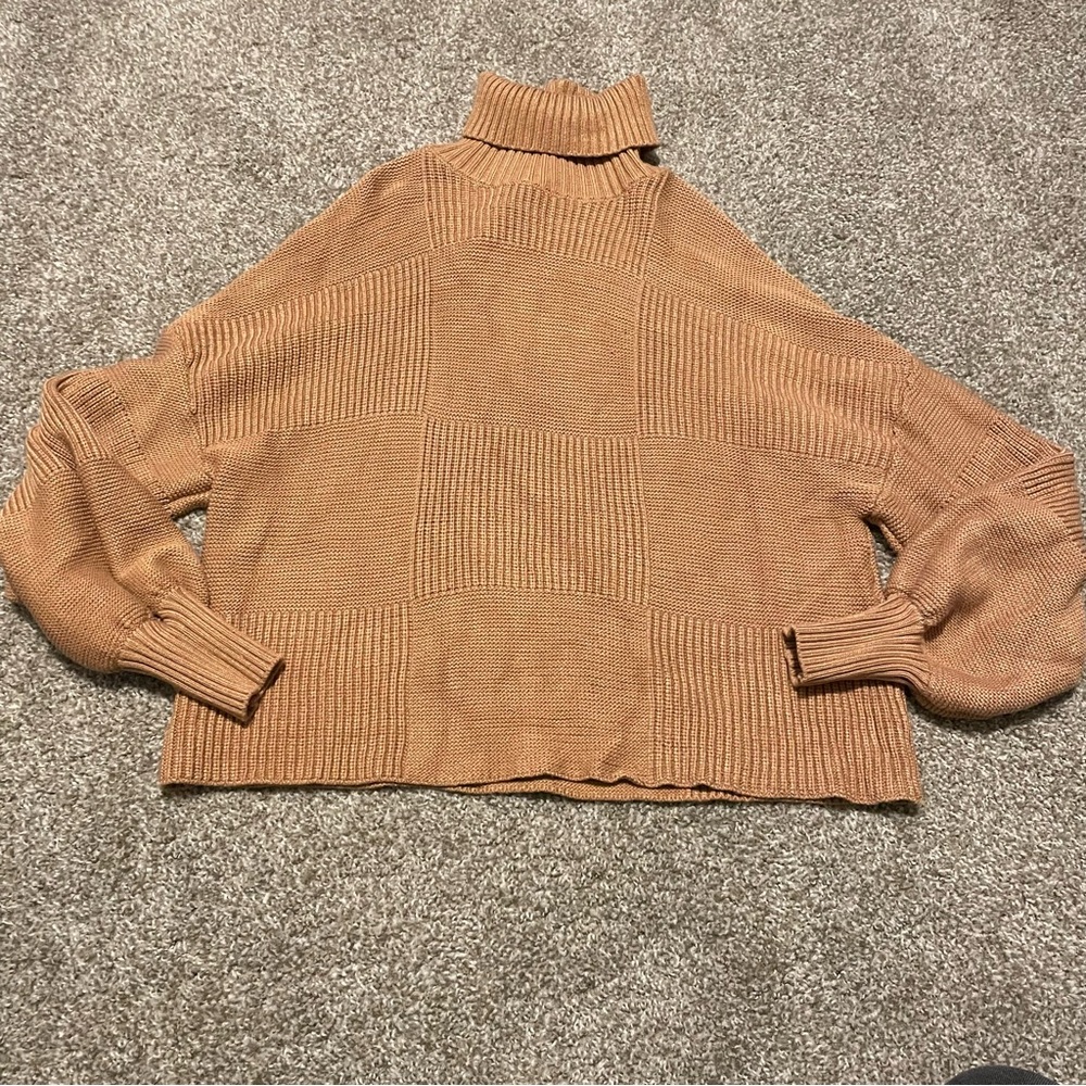 Staud Benny Roll Neck sweater L Classic designer preppy‎ minimalist turtleneck - Picture 2 of 6